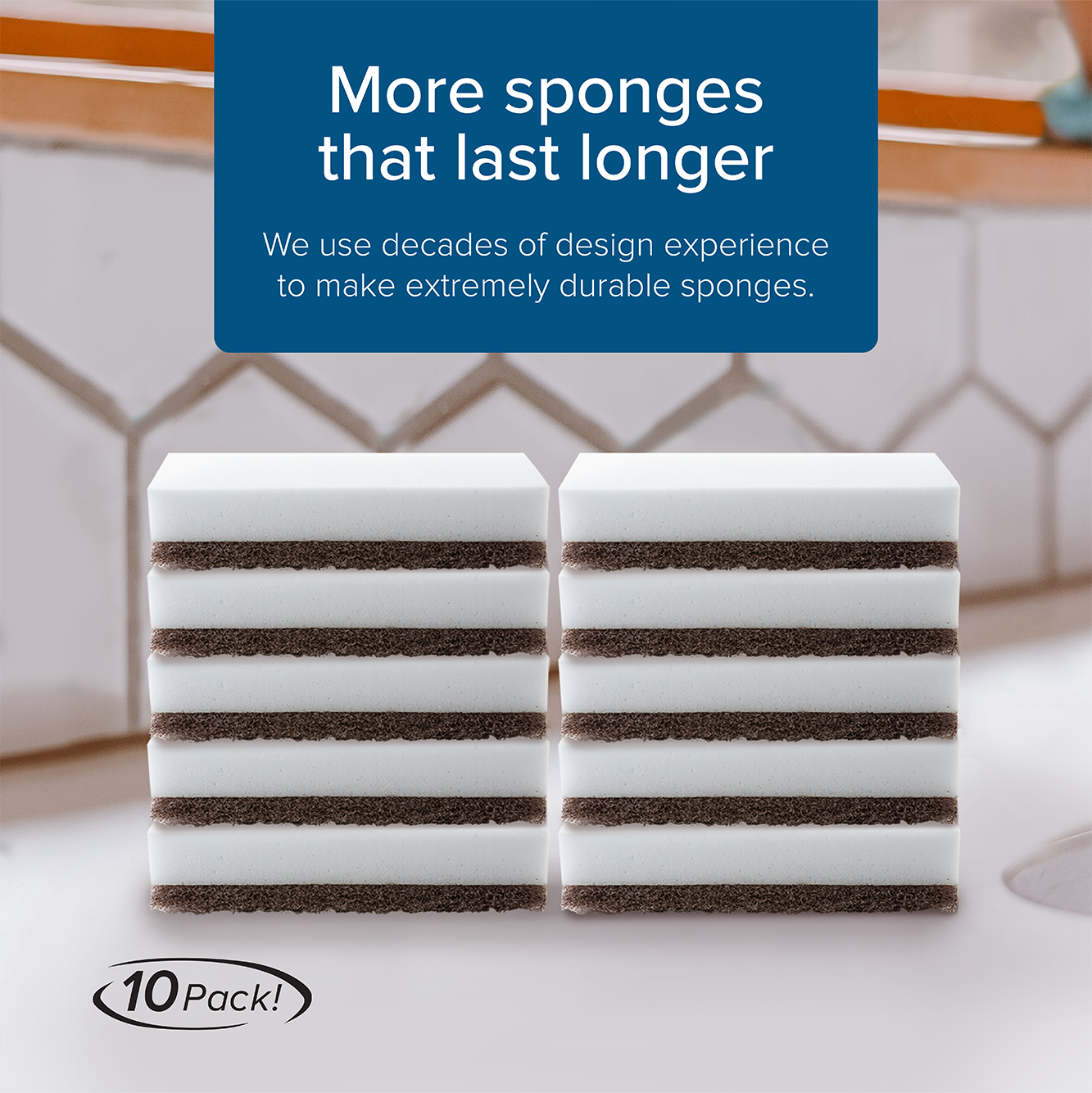 Magic Melamine Sponge (10 Pack)