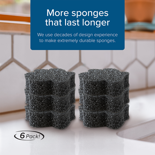 Multi-Purpose Scrubby Paw Sponge (6 Pack)